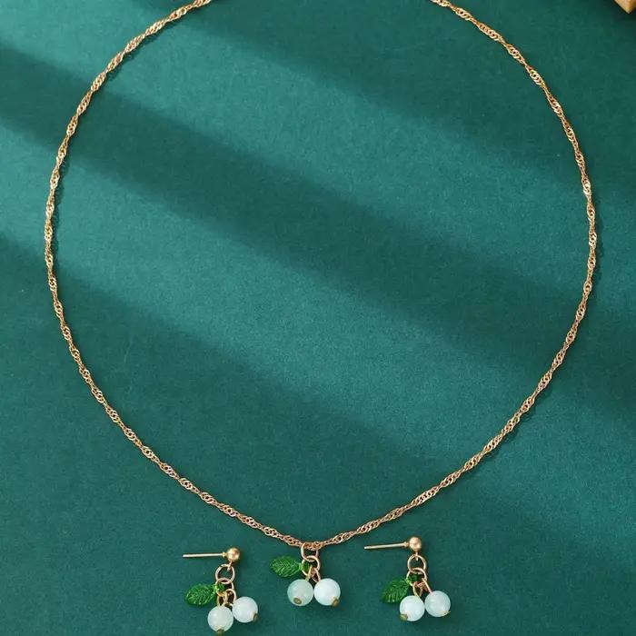 Ensemble de bijoux de clavicule élégant et exquis pour femmes design mignon romantique occasion soirée partie sorties entre amies
