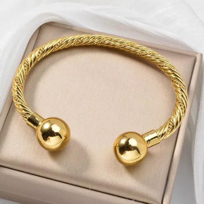 Diana bébé bijoux à portée de main 18K plaqué or bracelet femmes