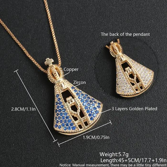 SUNSLL – collier vintage double face plaqué or