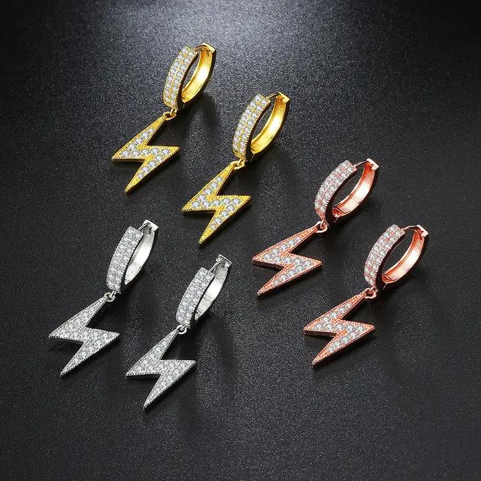 Boucles d'oreilles rappeur hip hop pour femmes