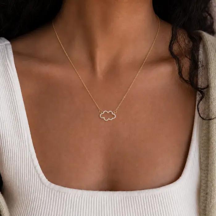 Collection de colliers pour femmes, collier original, collier cœur en or pour femmes, collier pendentif en zircone étincelante, cadeau de bijoux