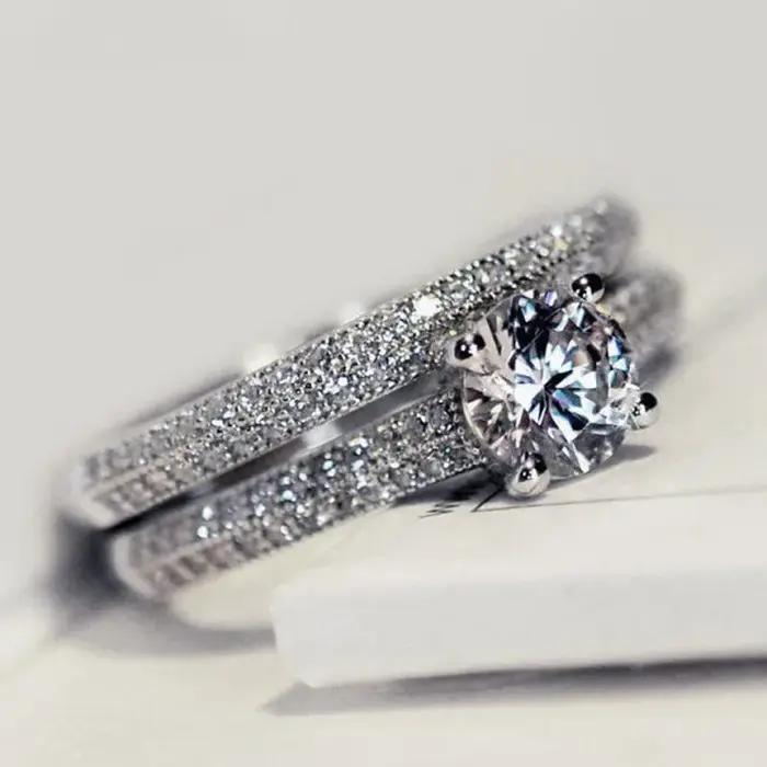 Bague de mariage en argent Sterling 925 sertie de Zircon AAAAA élégante et polyvalente pour femmes occasions spéciales anniversaires fiançailles cérémonies soirées galas