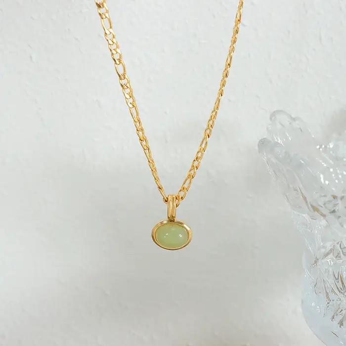 Amaiyllis – collier et boucles d'oreilles en pierre naturelle