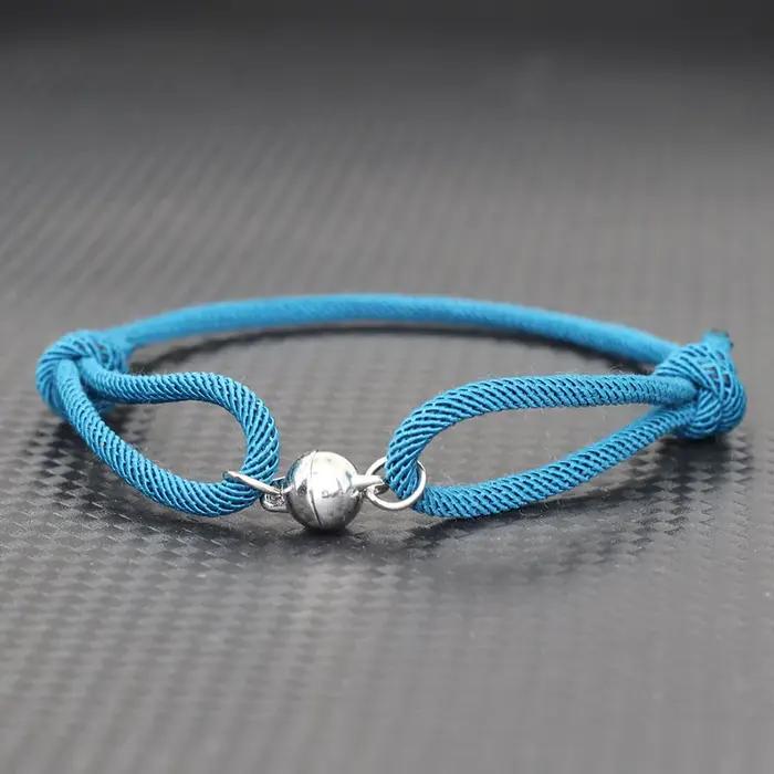 Bracelet en corde ethnique ukrainien en alliage de zinc avec aimant pour homme et femme occasions spéciales cadeau anniversaire fête