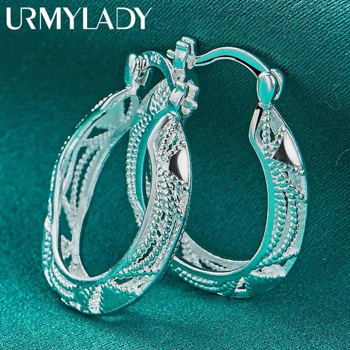 Boucles d'oreilles Dragon creuses en argent sterling 925 pour femmes, bijoux de mode pour mariage et