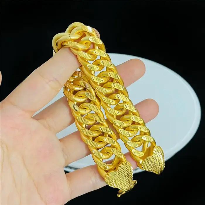 Bracelet en or 18 carats pour hommes et femmes