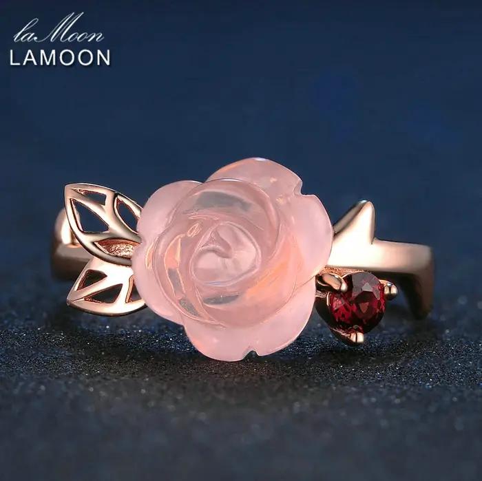 LAMOON – bague en argent Sterling 925 pour femmes