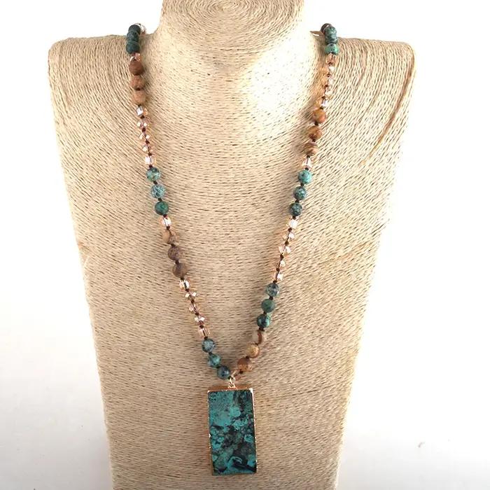 RH Fashion – collier bohème en pierres naturelles