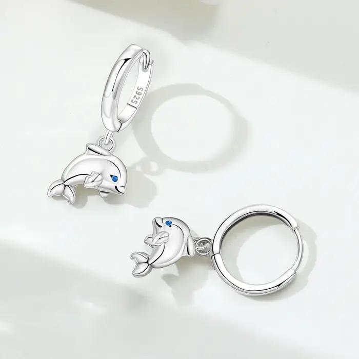 CYCUFF – boucles d'oreilles en argent Sterling 925 pour femmes