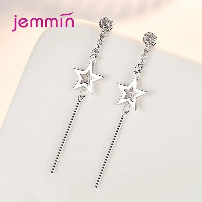 Boucles d'oreilles géométriques en argent Sterling 925 pur
