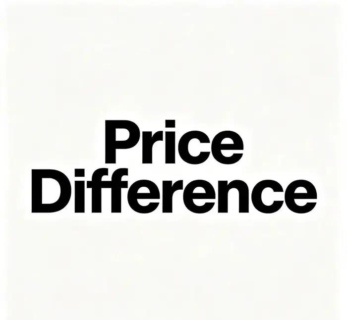 Différence de prix pour la commande / Solde de la commande de bague personnalisée