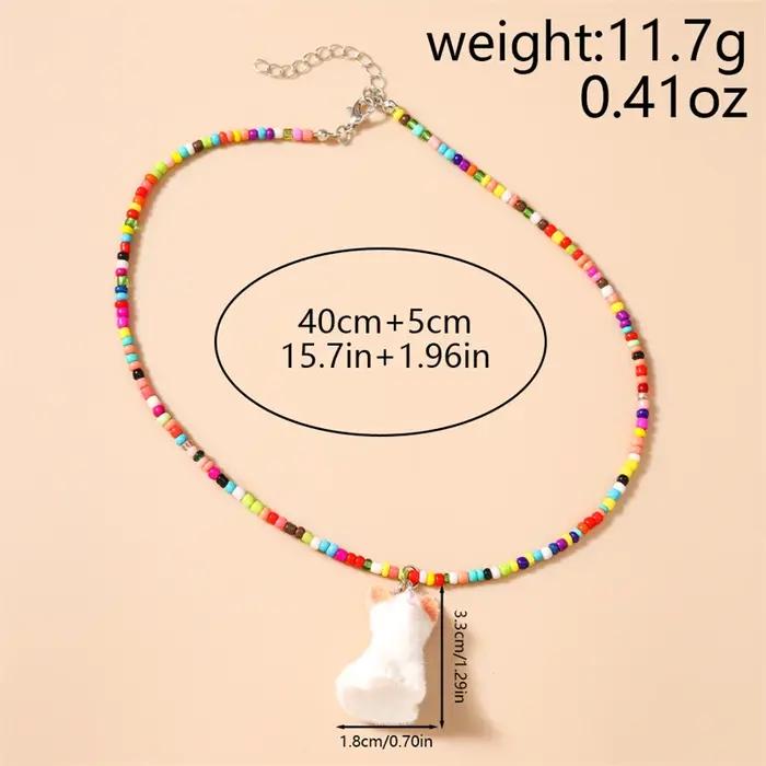 Collier de perles fait à la main pour femmes
