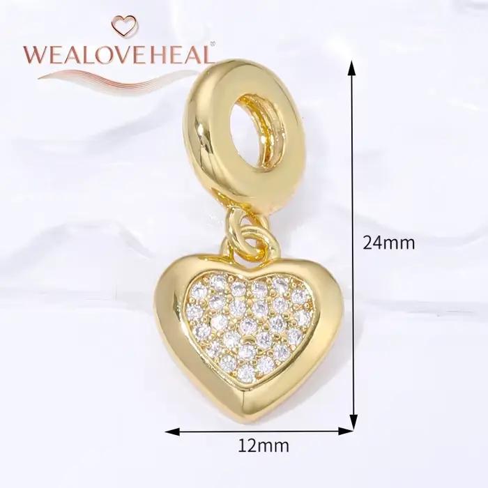 perles pour bracelet,Breloques en forme de gant de baseball/plante tropicale/« I Love Shopping »/cœu