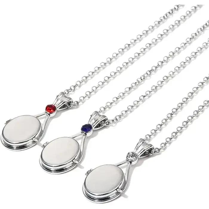 Collier sirène acrylique en forme de pendentif H2O pour femmes et filles trois styles de colliers océaniques fantaisie