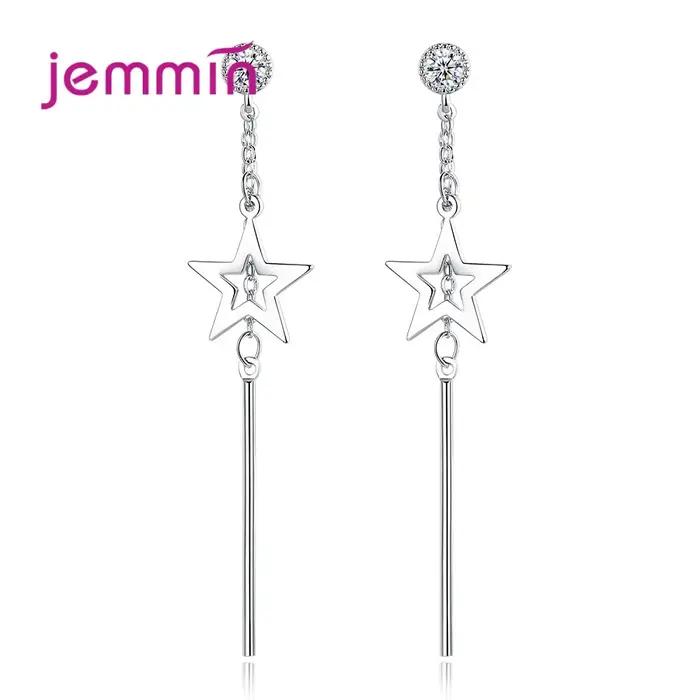 Boucles d'oreilles géométriques en argent Sterling 925 pur