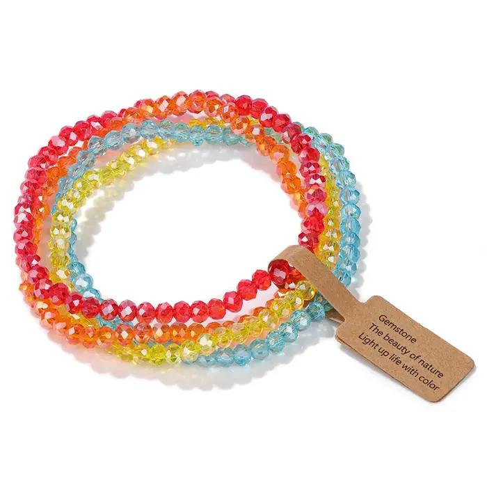 Ensemble de bracelets extensibles Boho Chic