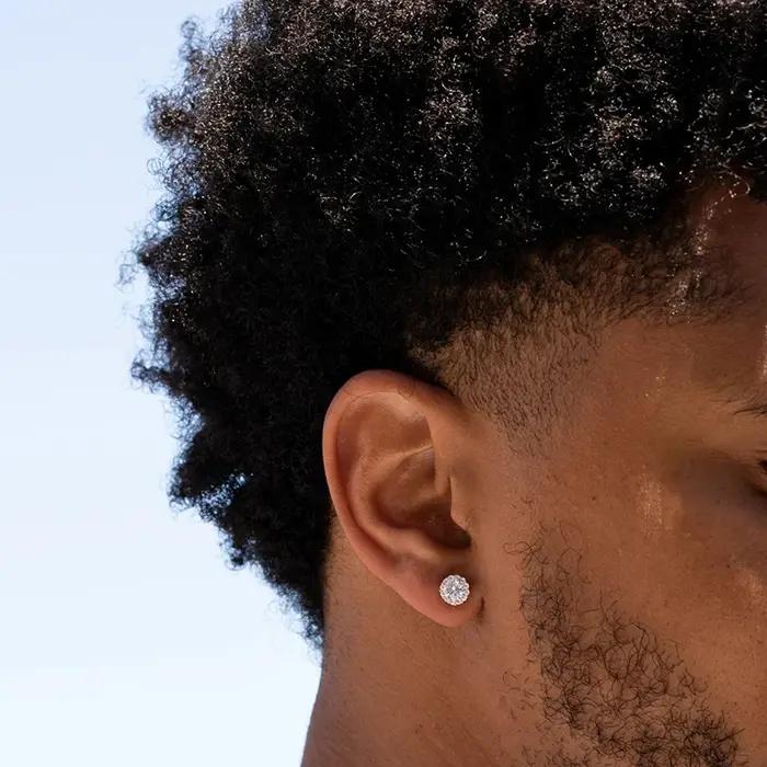 Boucles d'oreilles géométriques en zircone cubique élégantes pour femmes et hommes bijoux fantaisie à la mode occasions spéciales cadeau d'anniv