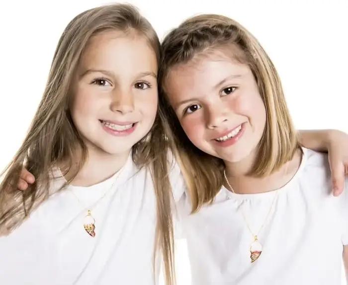 Collier meilleur ami pour 2 filles
