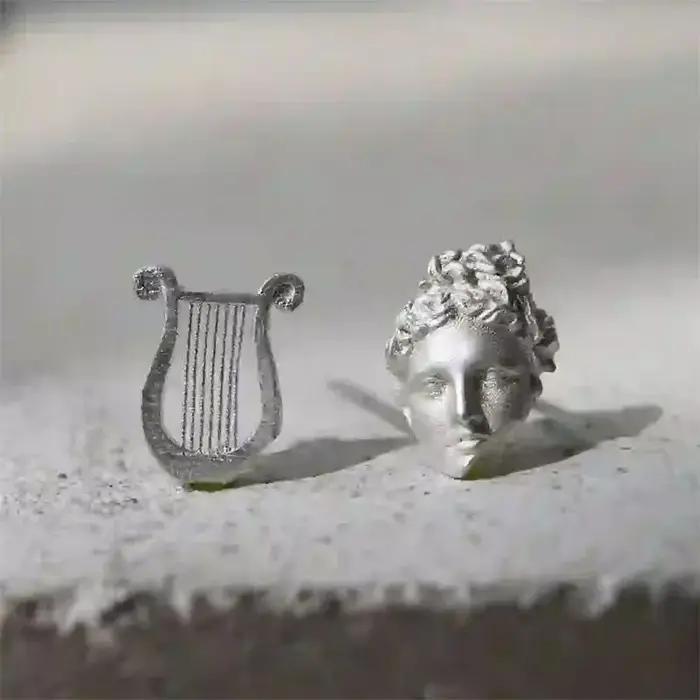 Apollo – boucles d'oreilles Lyre