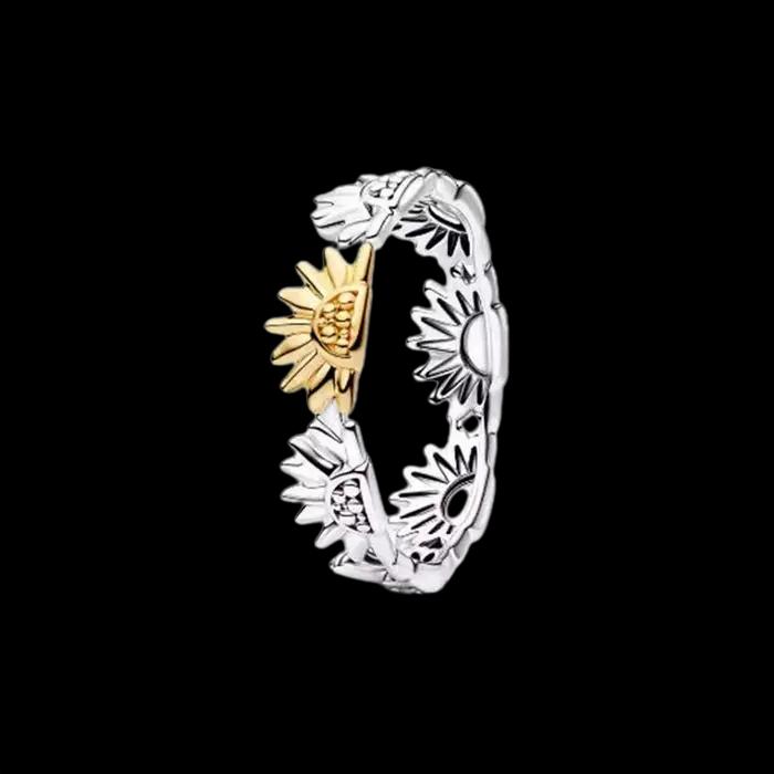 Bague Papillon et Abeille Scintillante en Argent S925