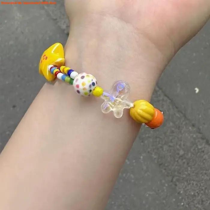 Bracelet de perles d'étoile colorée mode bracelet à cordon élastique fait à la main pour femme et homme occasions spéciales et quotidiennes