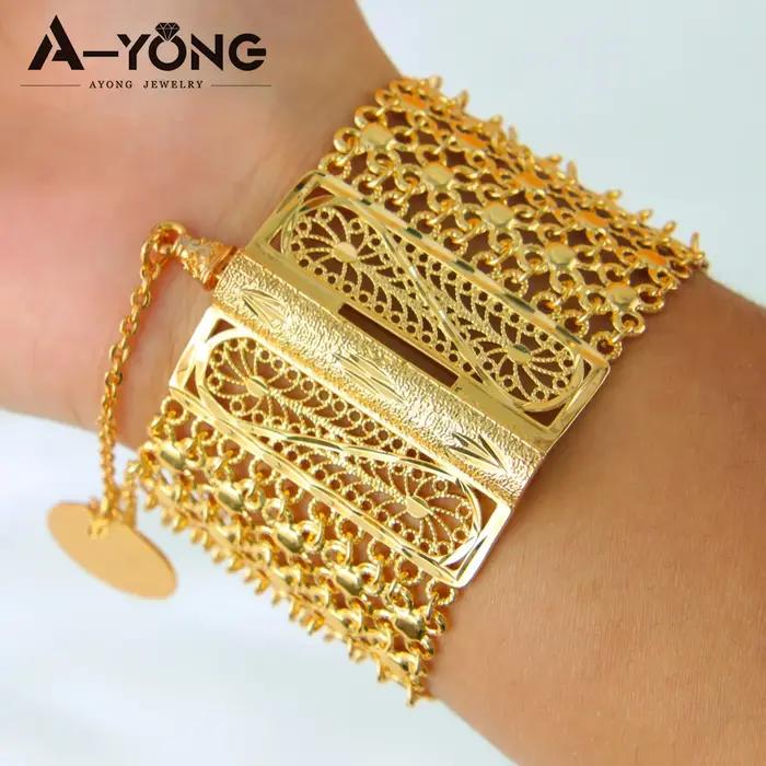 Bracelet manchette de mariage de luxe algérie