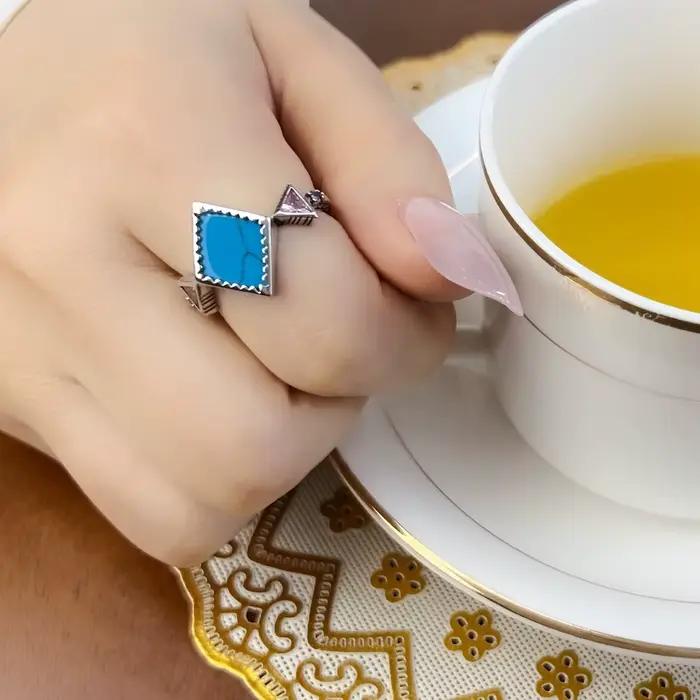 Bague Zig Zag nacre ormeau tout nouveau Style européen beau bon bijoux pour les femmes cadeau d'été en argent Sterling