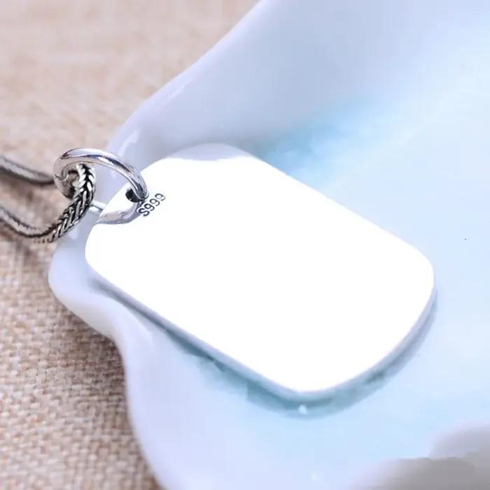 Collier en argent sterling 925 avec pendentif géométrique pour homme style rock punk soirée晚会结束后,请您告诉我这份指示的具体内容解释,不要包含HTML代码。