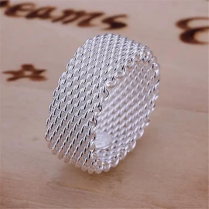 Bague creuse en argent Sterling 925 pour femmes, breloque à la mode, bijoux de fiançailles et de mariage
