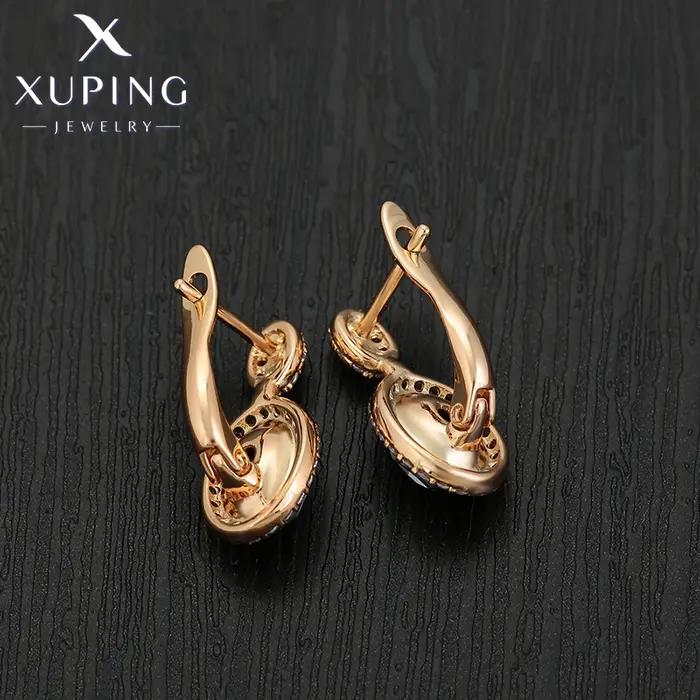 Boucles d'Oreilles Créoles en Cristal pour Femmes Style Décontracté Occasions Spéciales Cadeau Anniversaire
