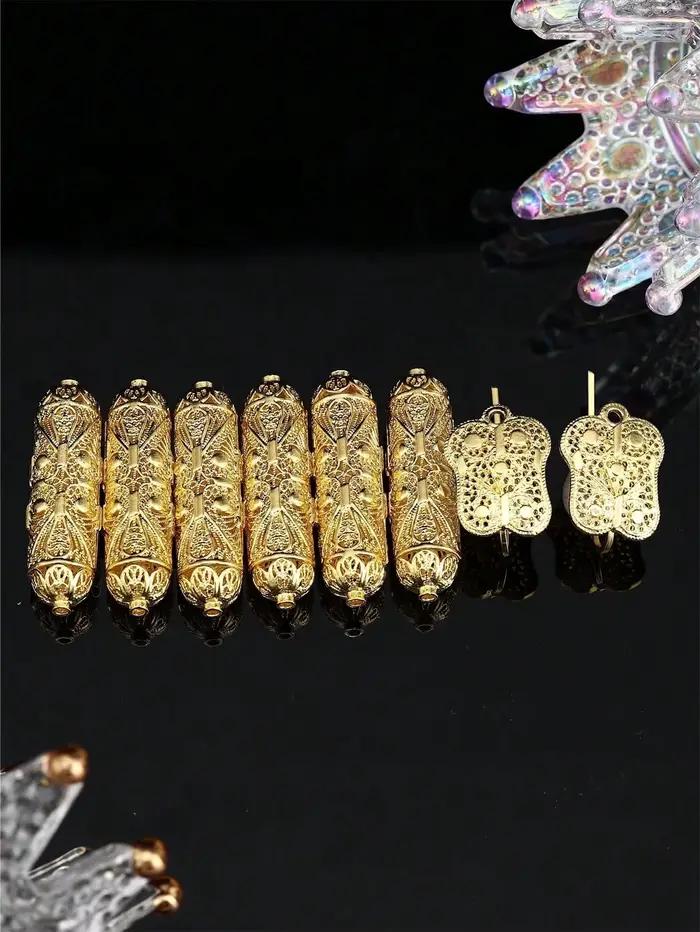 Accessoires de bijoux DIY en or vintage métal blanc pour créations personnalisées femmes occasions spéciales