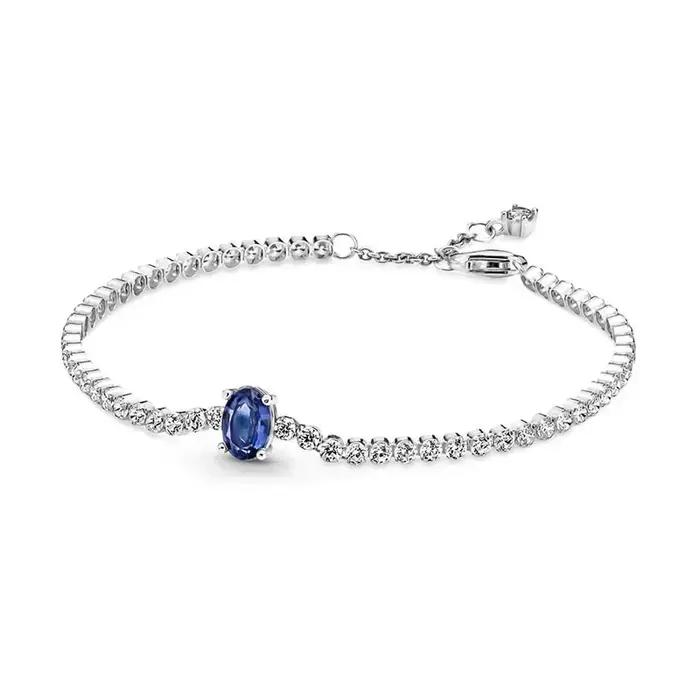 Bracelet de tennis étoile en argent sterling 925 pour femmes avec tourmaline pierre principale, design moderne et élégant, cadeau parfait pour Saint Valentin et autres occasions spéciales