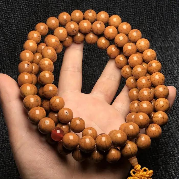 Bracelet Bodhi à petits yeux 108 perles de prière spirituelles pour hommes et femmes occasions de méditation et développement personnel