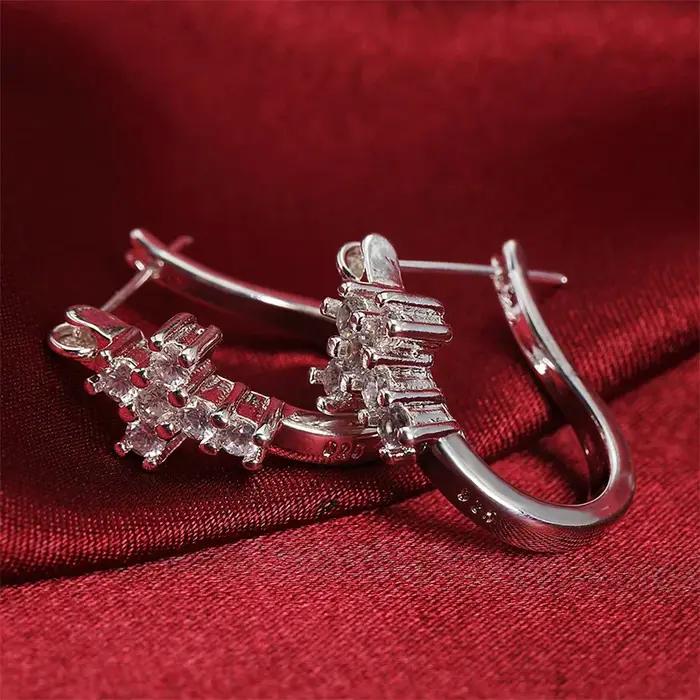 Boucles d'oreilles en argent Sterling 925 pour femmes