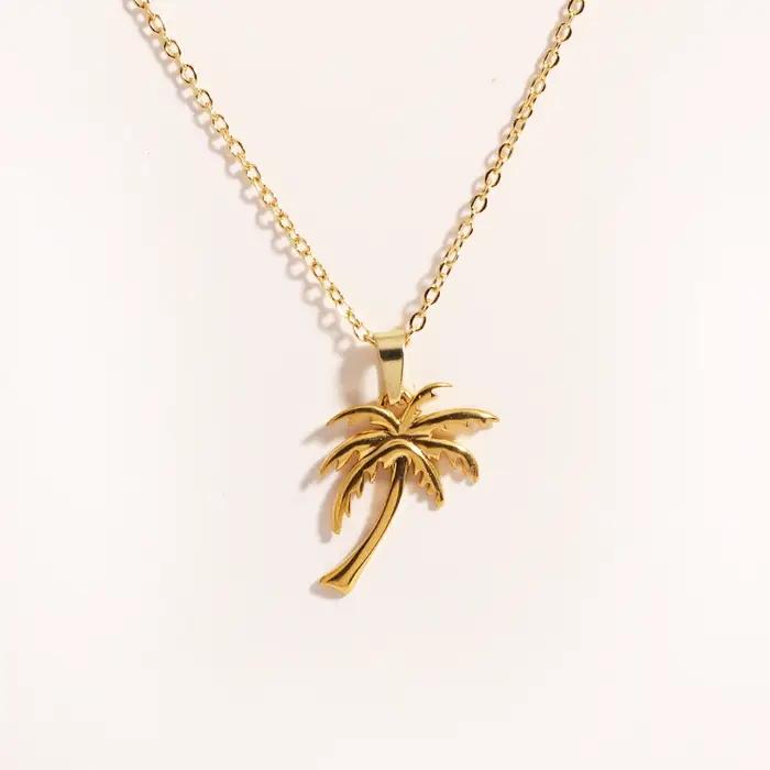 Collier en acier inoxydable avec pendentif naturel pour femmes occasions spéciales élégantes soirée chic soirée de charité cadeau surprise