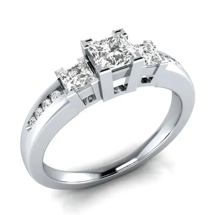 Jellystory-Bague Classique en Argent 925 pour Femme