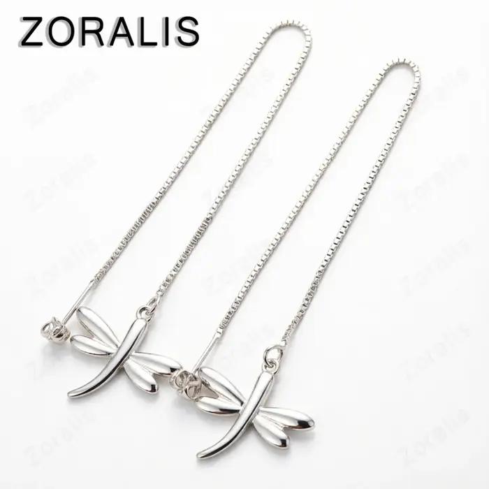 Boucles d'oreilles pendantes libellule en or 18 carats pour femmes, bijoux de charme pour fête, anni