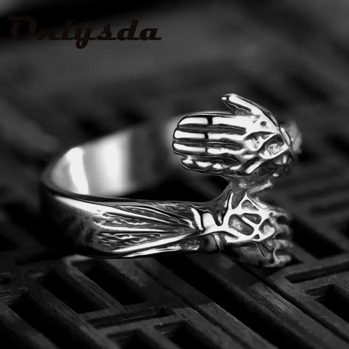 Bague en acier inoxydable pour hommes et femmes