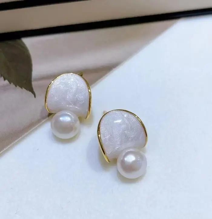 Boucles d'oreilles élégantes en or 14 carats