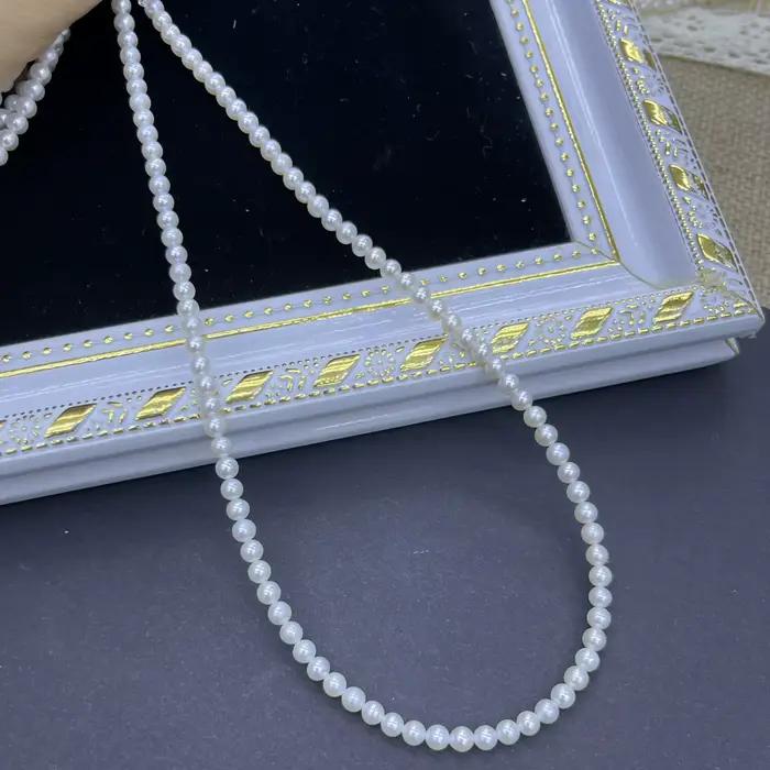 Perles d'eau douce presque rondes brillantes pour création de bijoux homme femme colliers bracelets occasions spéciales