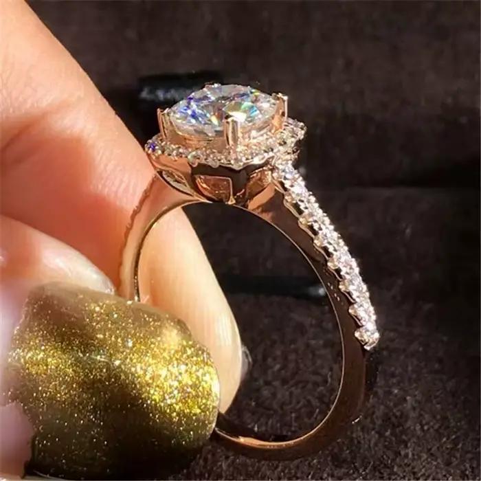 CC Bijoux bagues de mode pour femmes bague de luxe couleur or carré pierre Anneau Bijoux de fiançailles Bague de mariage de mariée CC627