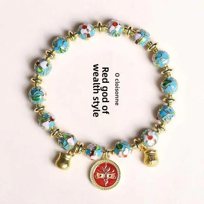 Bracelet en émail cloisonné