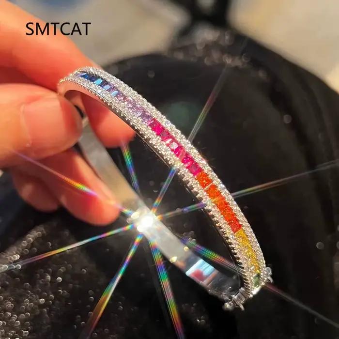 Bracelet Moissanite complet pour femmes, 2mm, en argent Sterling S925, plaqué or 18 carats, couleur D, diamant de laboratoire, bijoux cadeaux de mariage