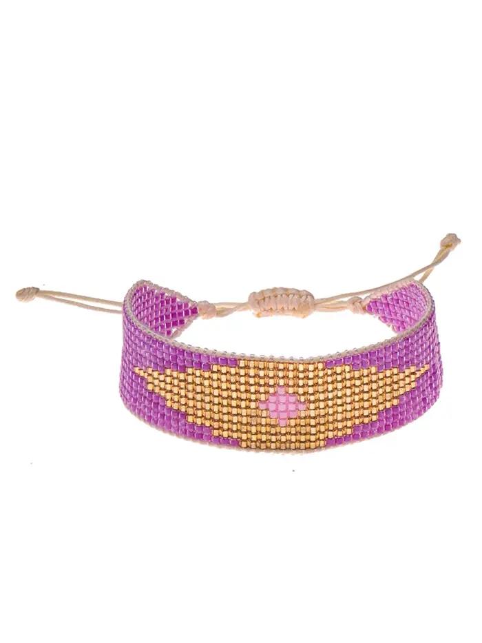 Bracelet amulette mauvais œil turc pour femmes, bijoux à la mode, perles Miyuki bleu gris Boho pour