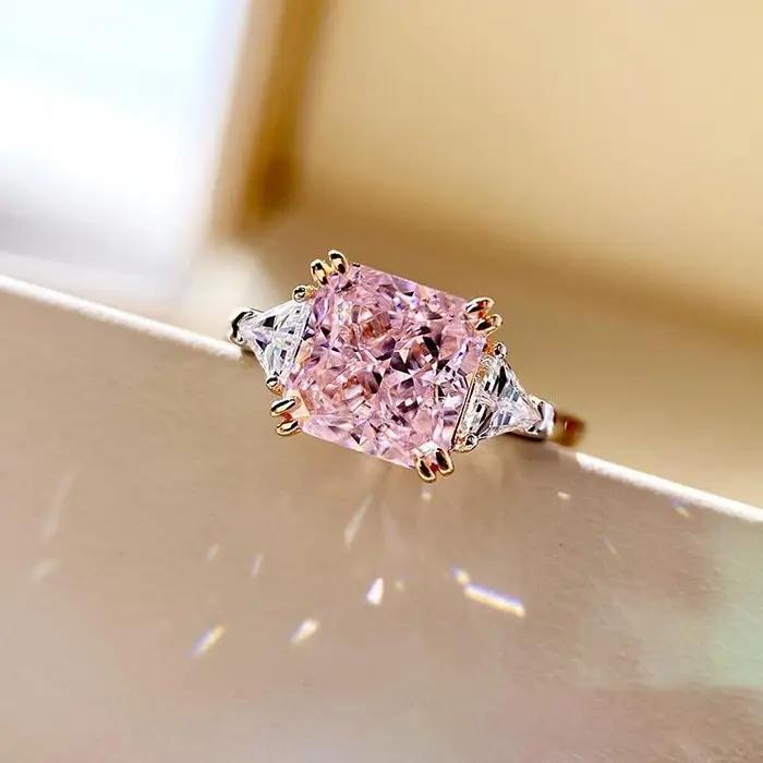 Bague en argent sterling 925 sertie de tourmaline et zirconium pour femmes occasions spéciales partis et cérémonies de mariage