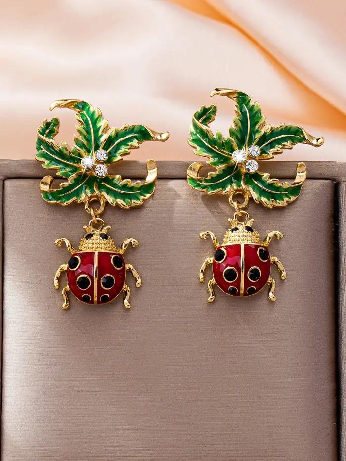 1 paire de boucles d'oreilles pour femmes charmantes