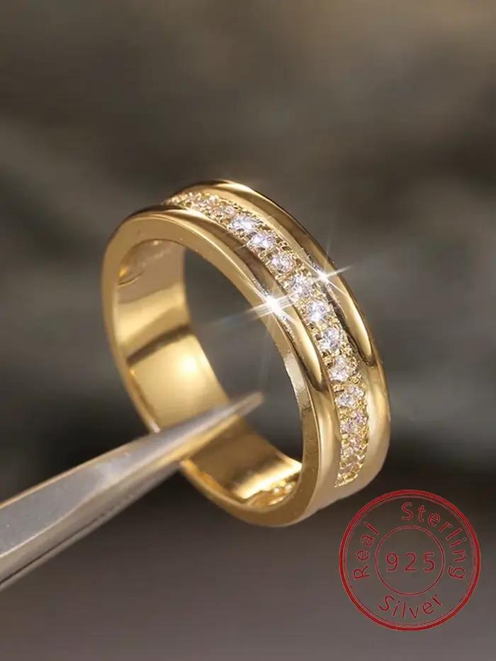 Bague avancée en argent Sterling 925 pour femmes