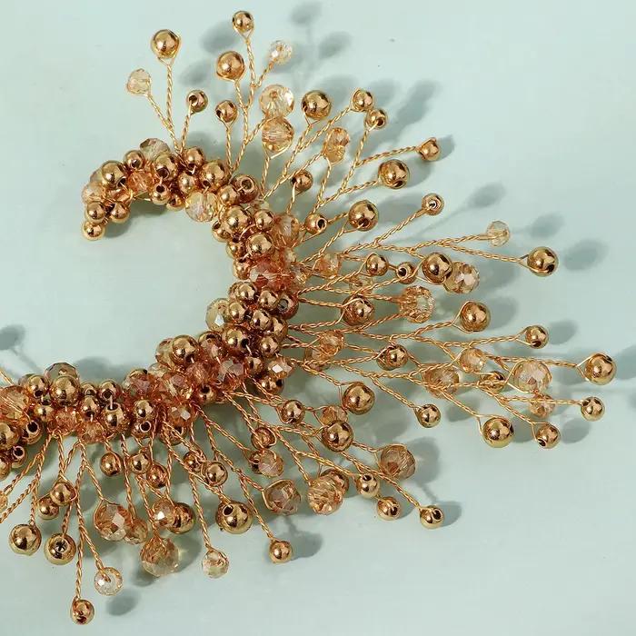 Boucles d'oreilles artisanales en perles