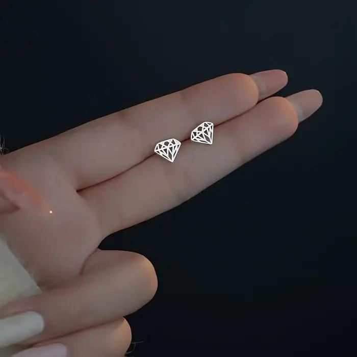 Boucles d'oreilles personnalisées en acier inoxydable (lot de 2) avec motif