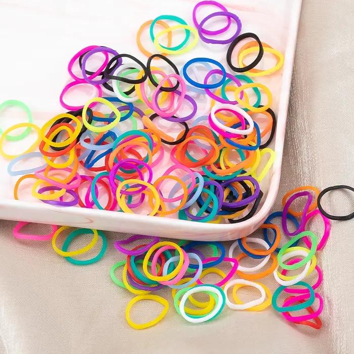 Kit Créatif de Bracelets Arc-en-ciel en Élastiques Colorés avec Crochet – Cadeau DIY pour la Fabrication